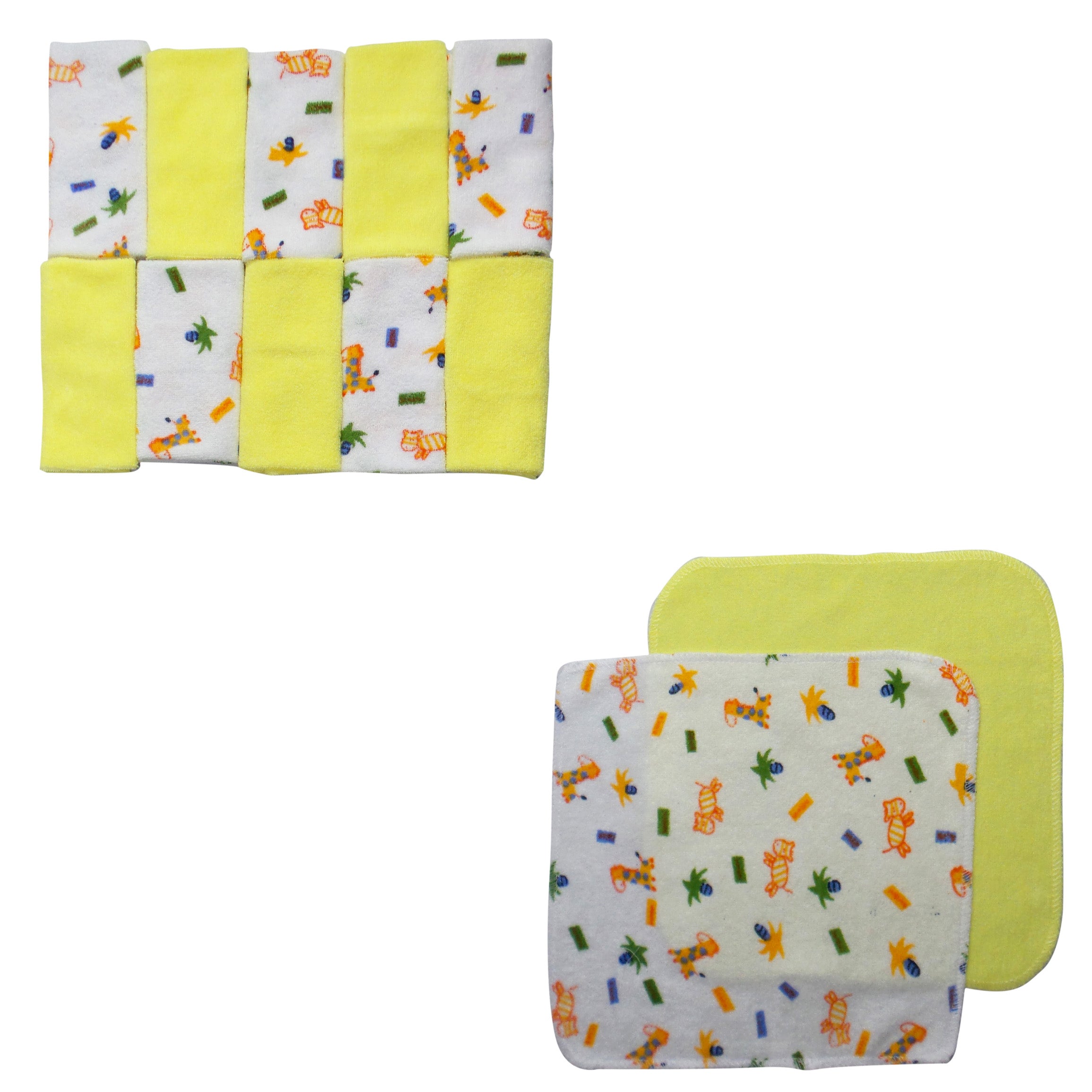Twelve Piece Infant Wash Cloth Set