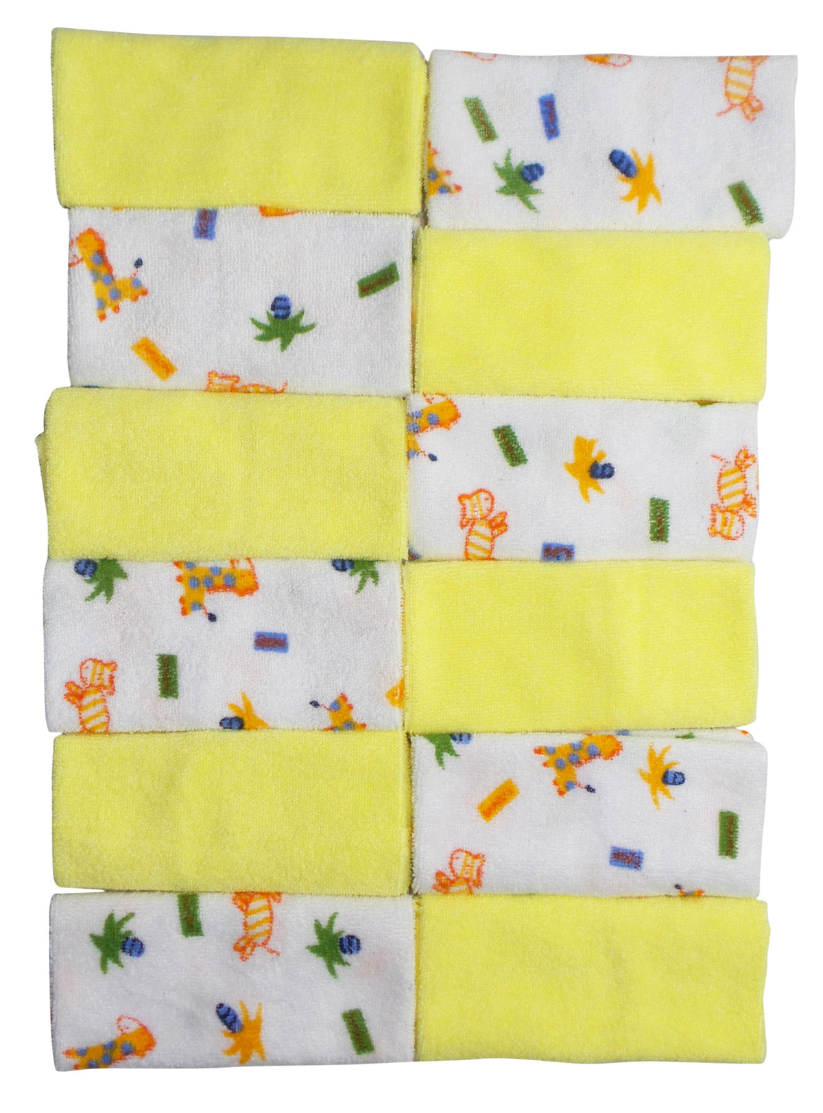 Twelve Piece Infant Wash Cloth Set