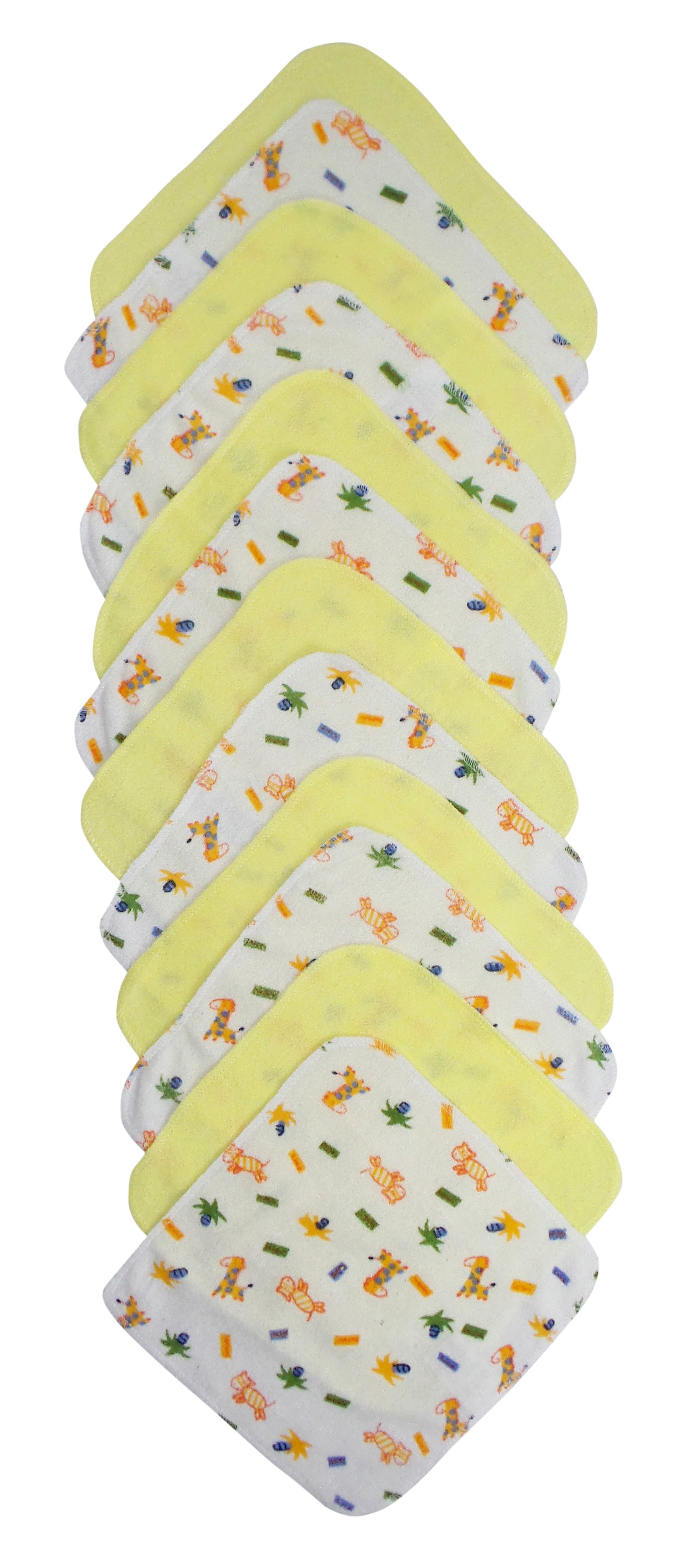Twelve Piece Infant Wash Cloth Set