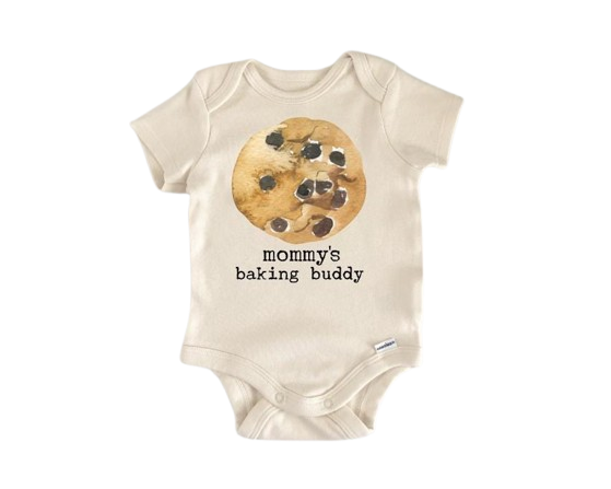 Mommy's Baking Buddy Large Cookie Infant Bodysuit