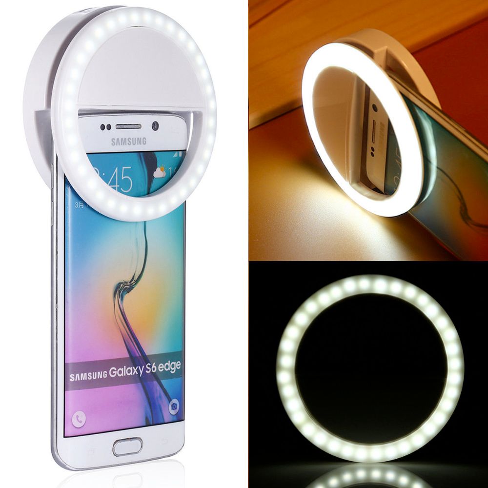Portable Selfie Ring Light – Clip-On for Mobile Phones, Tablets & Computers