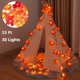 15 Ft Maple Leaf String Lights – Autumn Twinkle Décor