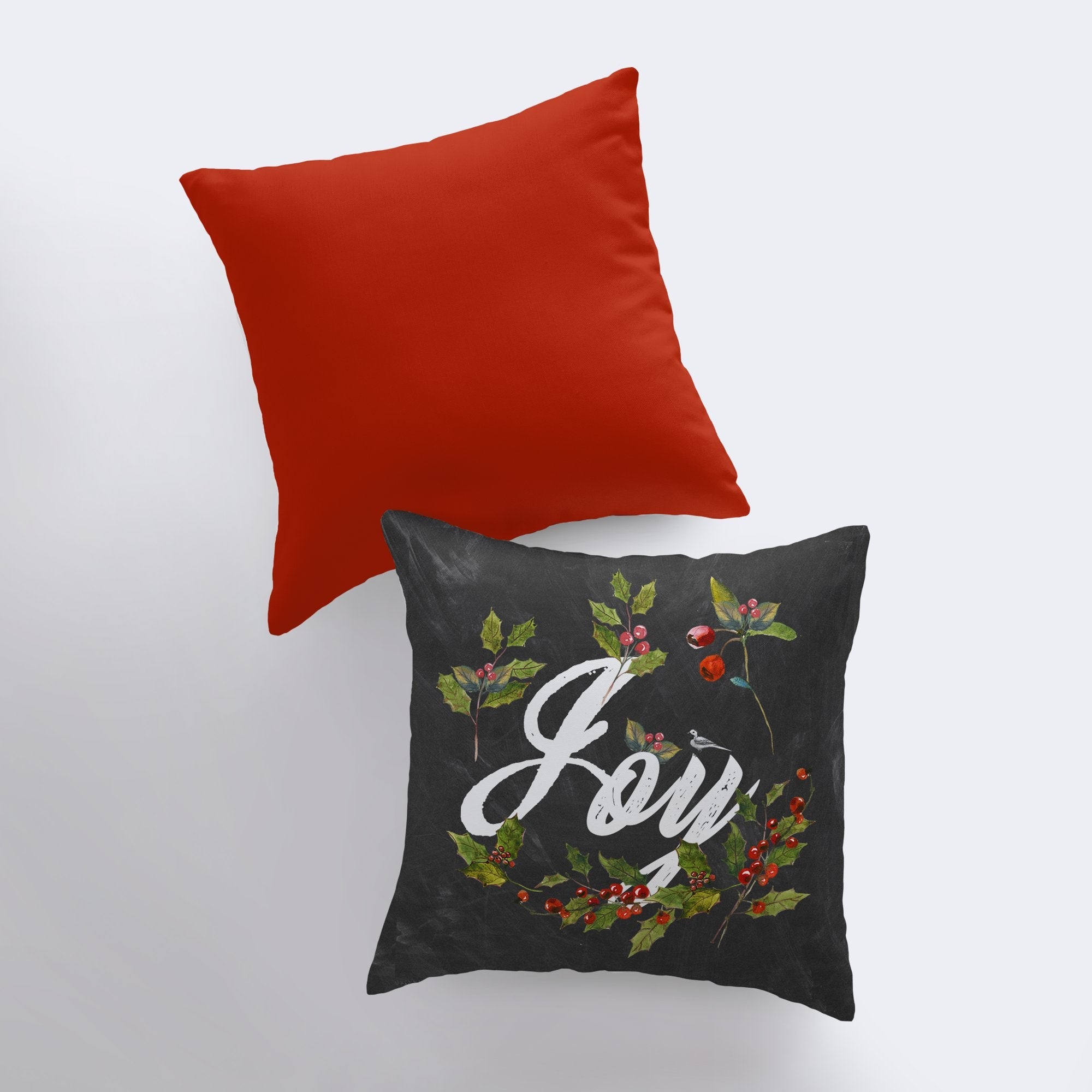 Festive Joy Throw Pillow Cover