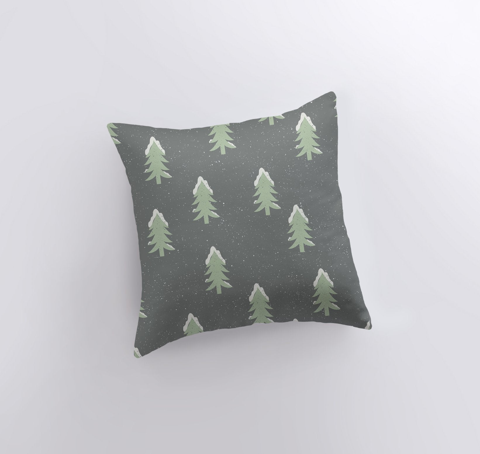Christmas Trees Throw Pillow Cover