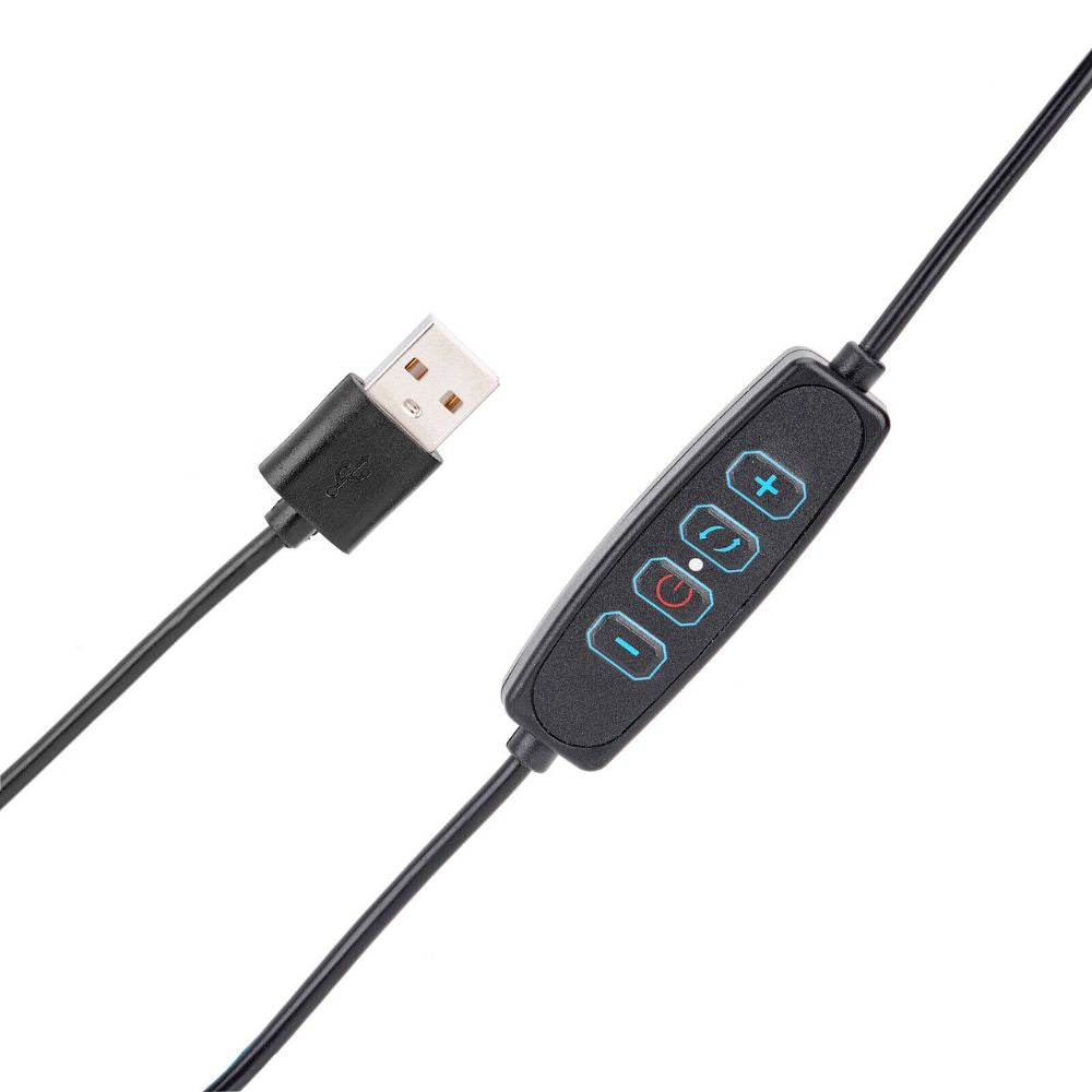 LED Ring Light with Phone Tripod Stand Kit – 10" Adjustable with Remote