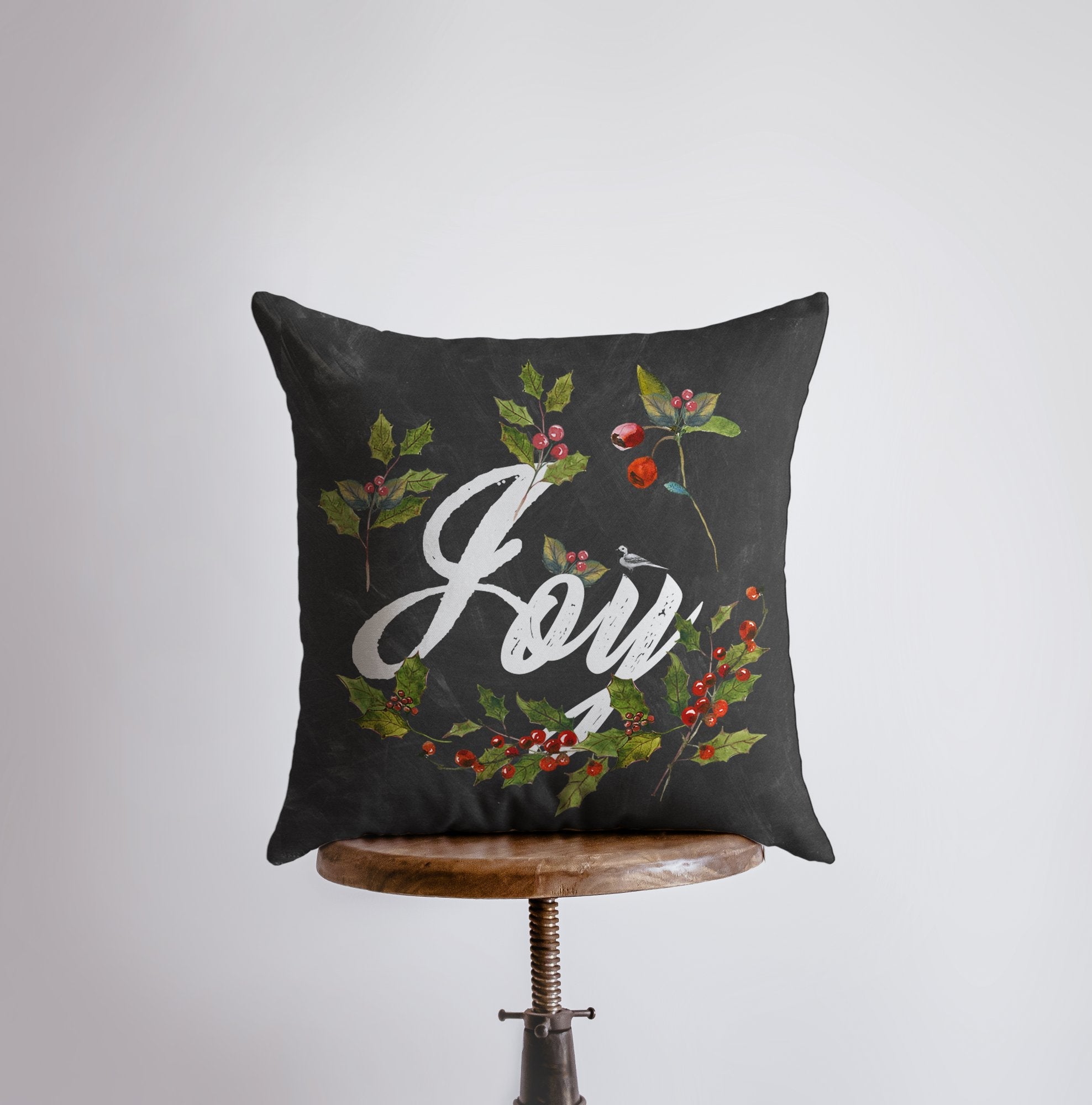 Festive Joy Throw Pillow Cover