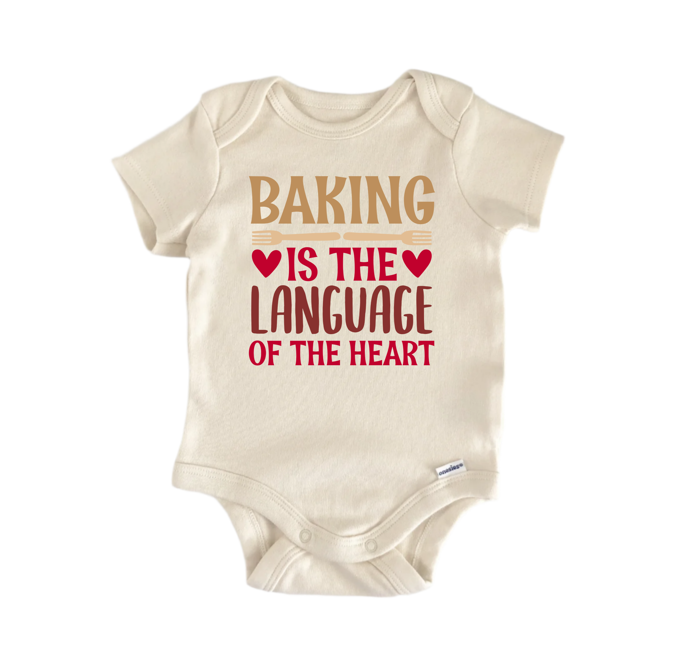 Baking Is the Language of the Heart Infant Bodysuit