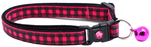 Black Buffalo Plaid - Breakaway Cat Collar