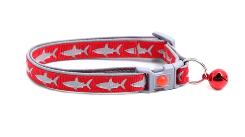 Great White Sharks – Breakaway Cat Collar
