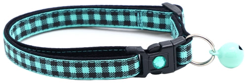 Black Buffalo Plaid - Breakaway Cat Collar