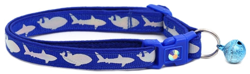 Silver Sharks – Breakaway Cat Collar