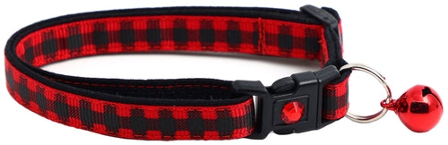 Black Buffalo Plaid - Breakaway Cat Collar