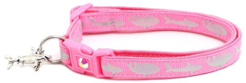 Silver Sharks – Breakaway Cat Collar