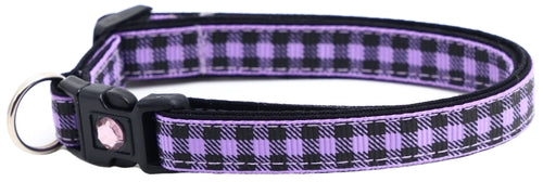 Black Buffalo Plaid - Breakaway Cat Collar