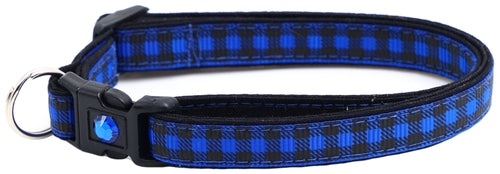 Black Buffalo Plaid - Breakaway Cat Collar