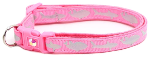 Silver Sharks – Breakaway Cat Collar