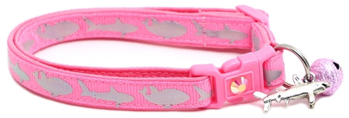 Silver Sharks – Breakaway Cat Collar