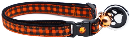 Black Buffalo Plaid - Breakaway Cat Collar