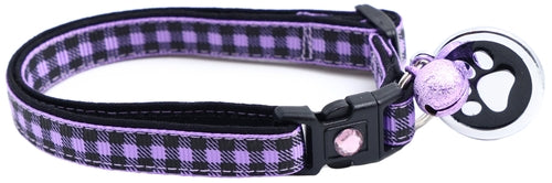 Black Buffalo Plaid - Breakaway Cat Collar