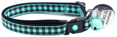 Black Buffalo Plaid - Breakaway Cat Collar