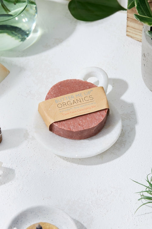 Organic Rose Clay Facial Soap – Gentle Daily Cleanser