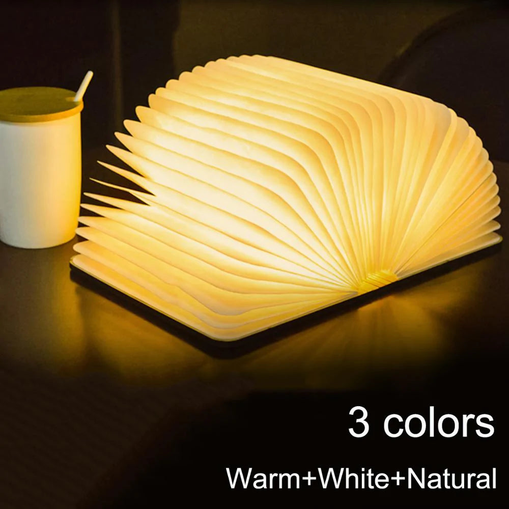 Portable LED Folding Book Light – Magnetic & USB Rechargeable