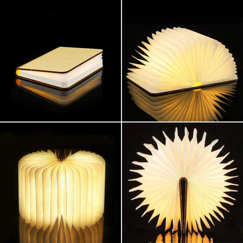Portable LED Folding Book Light – Magnetic & USB Rechargeable