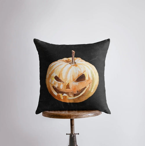 Mischievous Jack O Lantern Pillow Cover