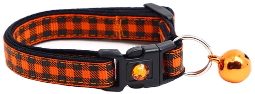 Black Buffalo Plaid - Breakaway Cat Collar