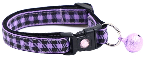 Black Buffalo Plaid - Breakaway Cat Collar