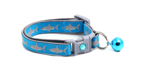Great White Sharks – Breakaway Cat Collar