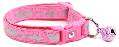 Silver Sharks – Breakaway Cat Collar
