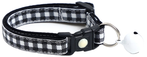 Black Buffalo Plaid - Breakaway Cat Collar