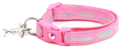 Silver Sharks – Breakaway Cat Collar