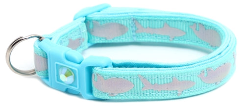 Silver Sharks – Breakaway Cat Collar