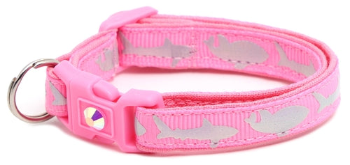 Silver Sharks – Breakaway Cat Collar