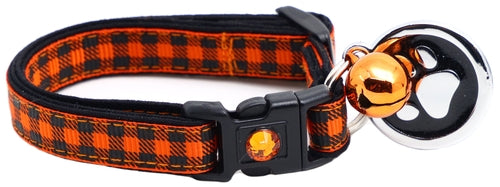 Black Buffalo Plaid - Breakaway Cat Collar