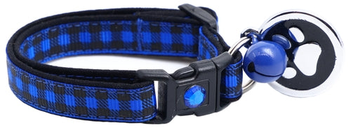 Black Buffalo Plaid - Breakaway Cat Collar