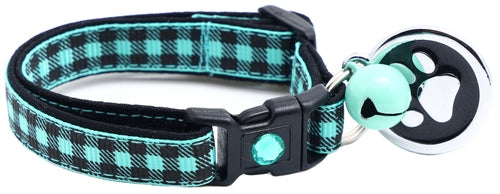 Black Buffalo Plaid - Breakaway Cat Collar