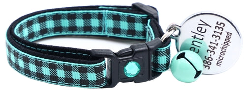 Black Buffalo Plaid - Breakaway Cat Collar
