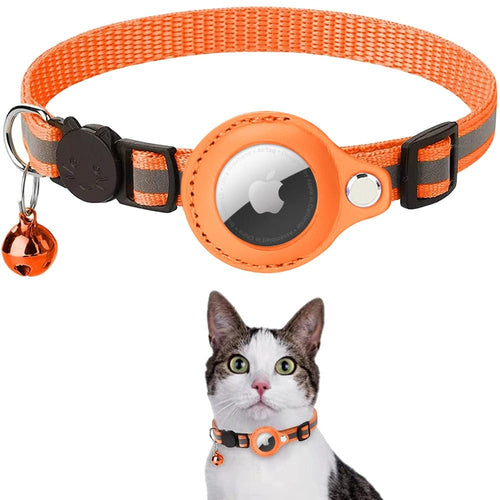 Reflective Airtag Case Collar for Cats & Dogs – Safety Meets Style