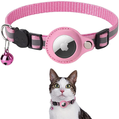 Reflective Airtag Case Collar for Cats & Dogs – Safety Meets Style