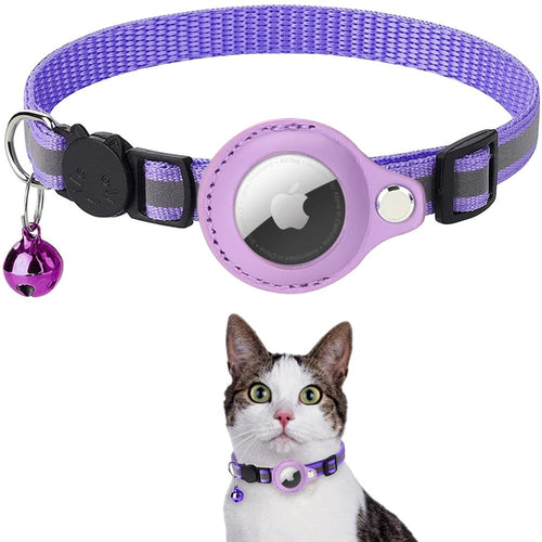 Reflective Airtag Case Collar for Cats & Dogs – Safety Meets Style