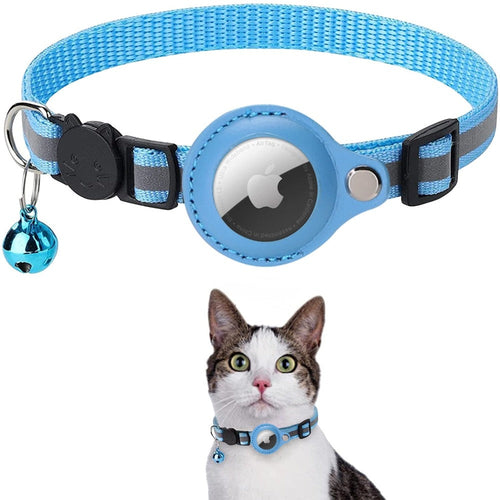 Reflective Airtag Case Collar for Cats & Dogs – Safety Meets Style