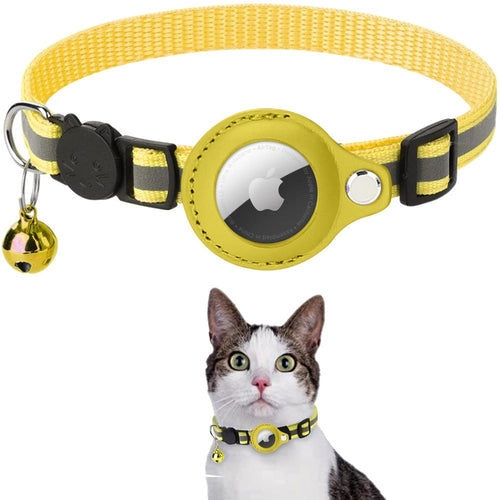 Reflective Airtag Case Collar for Cats & Dogs – Safety Meets Style