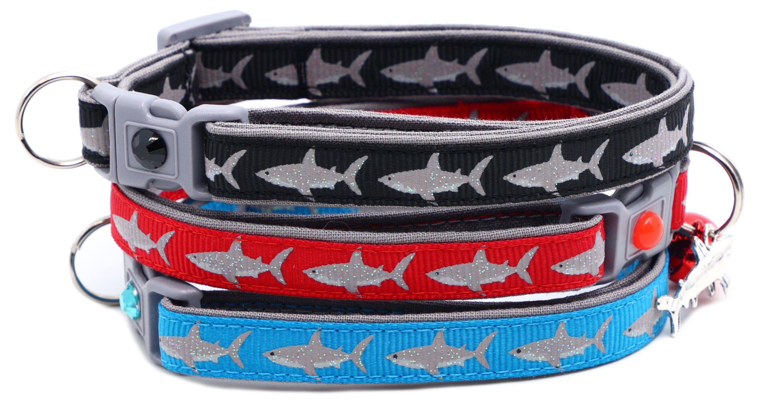 Great White Sharks – Breakaway Cat Collar