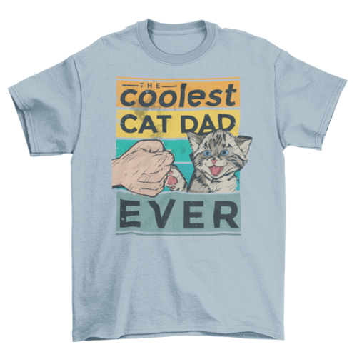 Coolest Cat Dad T-Shirt