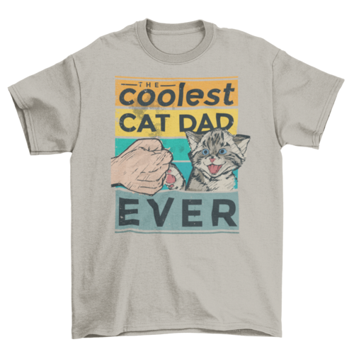 Coolest Cat Dad T-Shirt