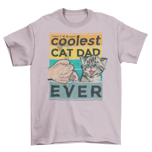 Coolest Cat Dad T-Shirt