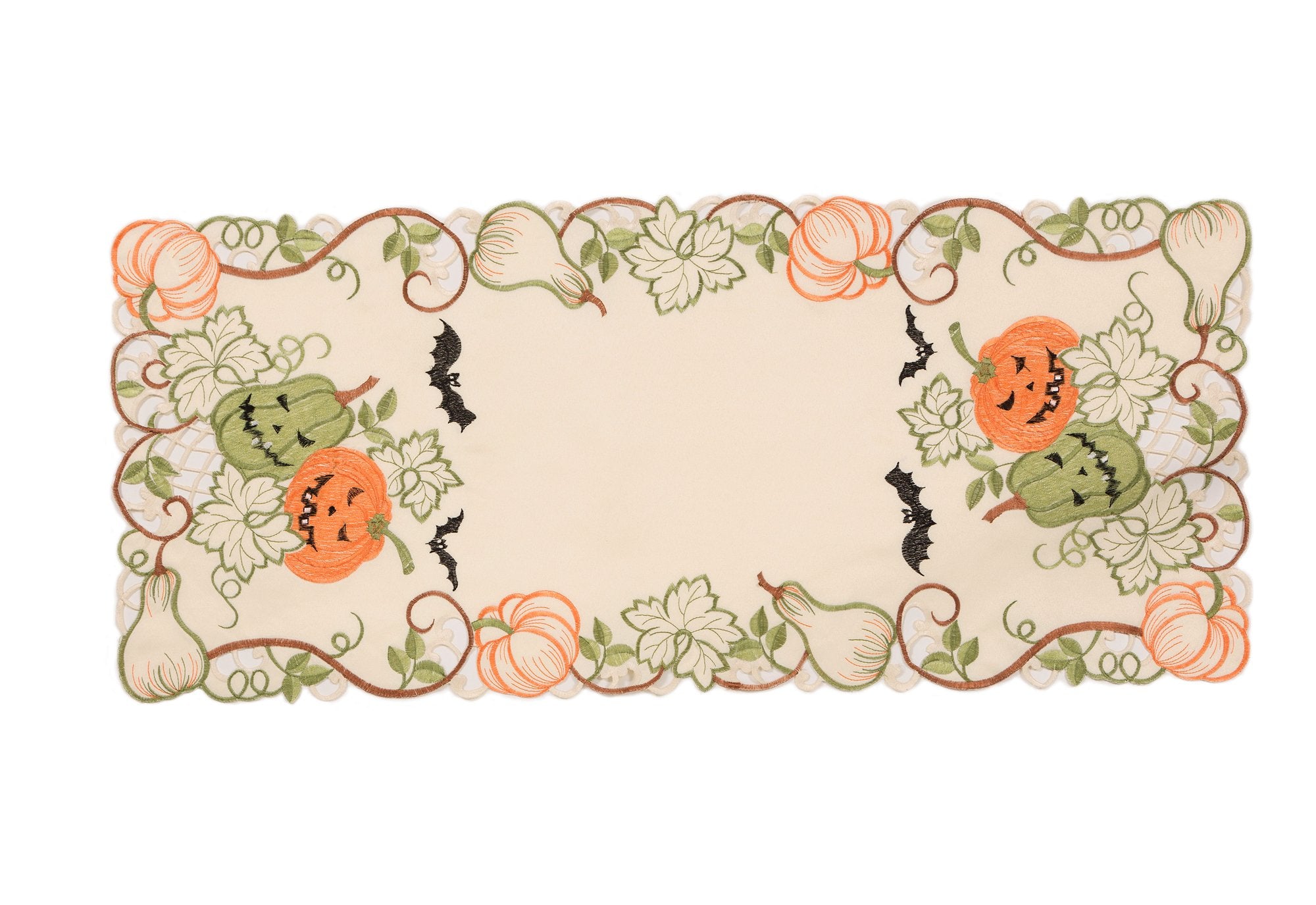 Halloween Jack-O’-Lanterns Table Runner